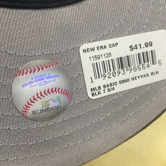 NEW ERA 59Fifty NEW YORK Official On-Field Cap authentic hat acerf GM NY fitted - Picture 6 of 12